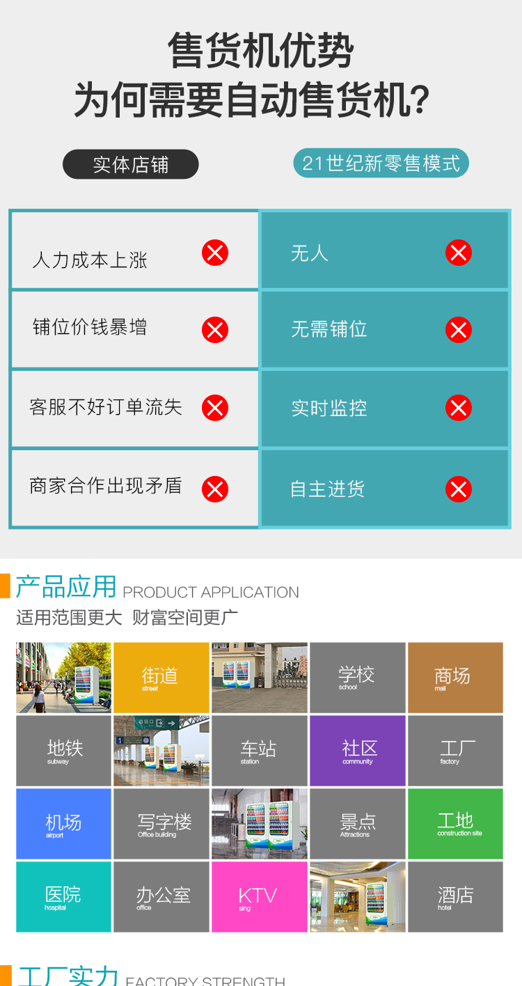 優(yōu)趣生活自動(dòng)售賣飲料零食22寸觸摸屏制冷機(jī) 無(wú)人新零售 (圖6)