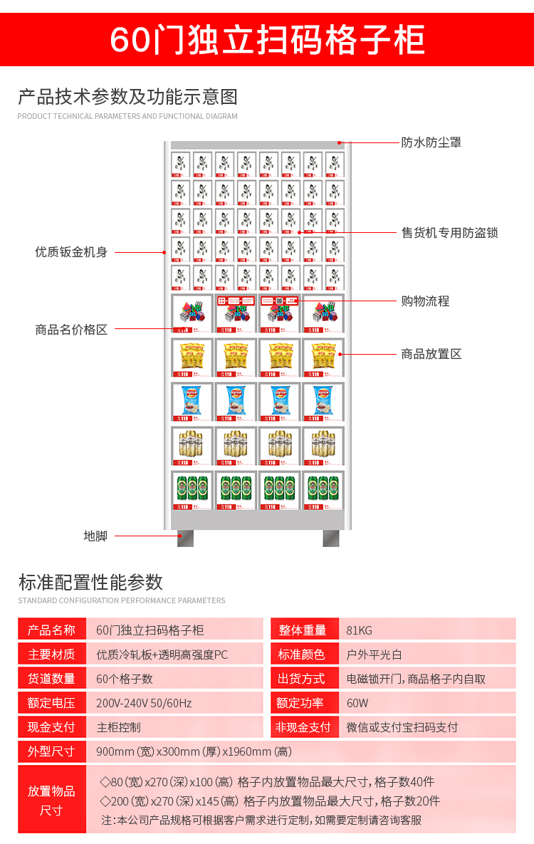 60門獨(dú)立掃碼柜(圖2)